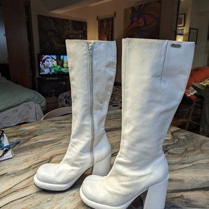 Eldante Leather Platform Boots